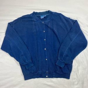 Vintage Corduroy Button Up Baggy Jacket Size Large